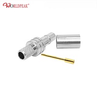 Sertissage de prise femelle QMA pour connecteur de câble coaxial LMR240 adaptateur d'antenne Radio pour diffusion