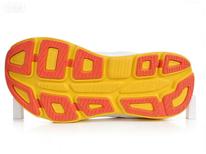 Zapatillas Deportivas Blancas de Malla <span class=keywords><strong>para</strong></span> <span class=keywords><strong>Hombre</strong></span> con Entresuela Degradada en Amarillo, Transpirables, Ligeras, con Amortiguación Suave - Product Image 4