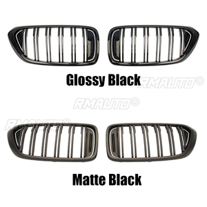 Rejilla Delantera para BMW Serie 6 GT G32 630I 640I 640I 620D 640D XDrive 2017 2018 2019, Doble Listón, Color Negro - Product Image 2