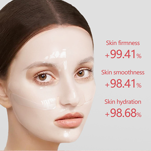 Masker hidrogel pencerah nada kulit, perawatan wajah Korea Label pribadi masker wajah nyata dalam mengurangi pori-pori Hydrating - Product Image 6
