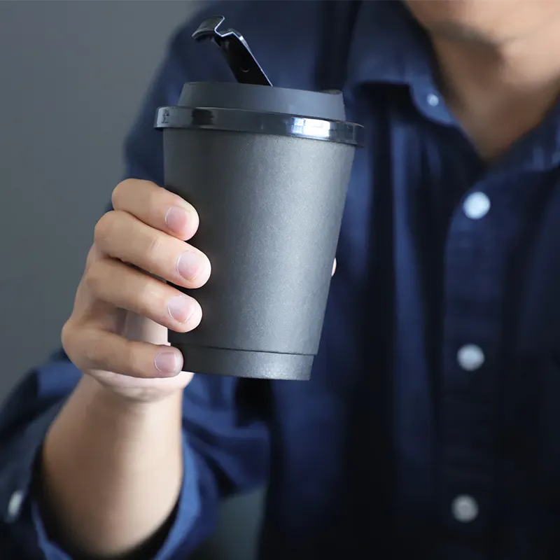 Taza de café de papel para bebida caliente taza de té de leche de jugo desechable con logotipo personalizado impreso