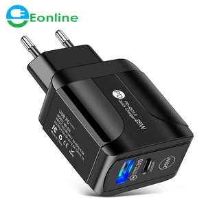 <span class=keywords><strong>Cargador</strong></span> Rápido de <span class=keywords><strong>25W</strong></span> con PD USB para iPhone 17 16 15 13 12 11 Pro Max Samsung, <span class=keywords><strong>Cargador</strong></span> de Pared USB Tipo C para Teléfono Móvil - Product Image 1