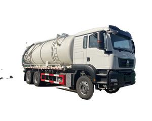 Camión de Limpieza de Alcantarillado Diésel con Dirección Izquierda Euro2 <span class=keywords><strong>Vicam</strong></span> Sewer Howo 6X4 400HP, Camión Remolque de Servicio Pesado para Vacío de Tanques Sépticos - Product Image 1