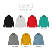 Kaos Crewneck Pria Custom OEM ODM 320GSM Bahan Fleece Katun Tebal Berlapis, Streetwear Kasual Bermotif 7 Warna