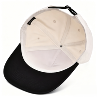 Casquette de baseball pour hommes en coton structuré, vierge, avec logo brodé 3D, personnalisable, de haute qualité, marque privée, OEM, style A-frame, vente en gros