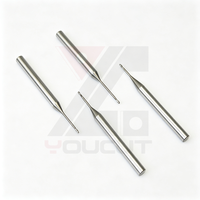 Solution d'usinage de cavités profondes en alliage d'aluminium Série R0.5 Fraise à queue sphérique en carbure poli miroir à rainures profondes
