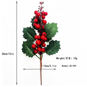 Decoración Navideña LUYI, Duradera e Impermeable, con Bayas Rojas <span class=keywords><strong>y</strong></span> Piñas, para San Valentín, Día de la Madre, Graduación <span class=keywords><strong>y</strong></span> Pascua - Product Image 3