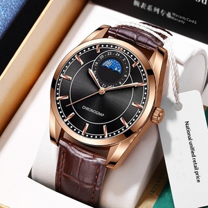 Yinlang/INRA Nouvelle montre pour homme à quartz analogique en acrylique 10 mm, style européen 5809 Helios, résistante à l'<span class=keywords><strong>eau</strong></span> 30M - Product Image 1