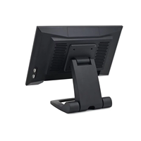 Terminal de point de vente à écran tactile capacitif 15,6 pouces, système de point de vente Windows, caisse enregistreuse, moniteur tactile intelligent