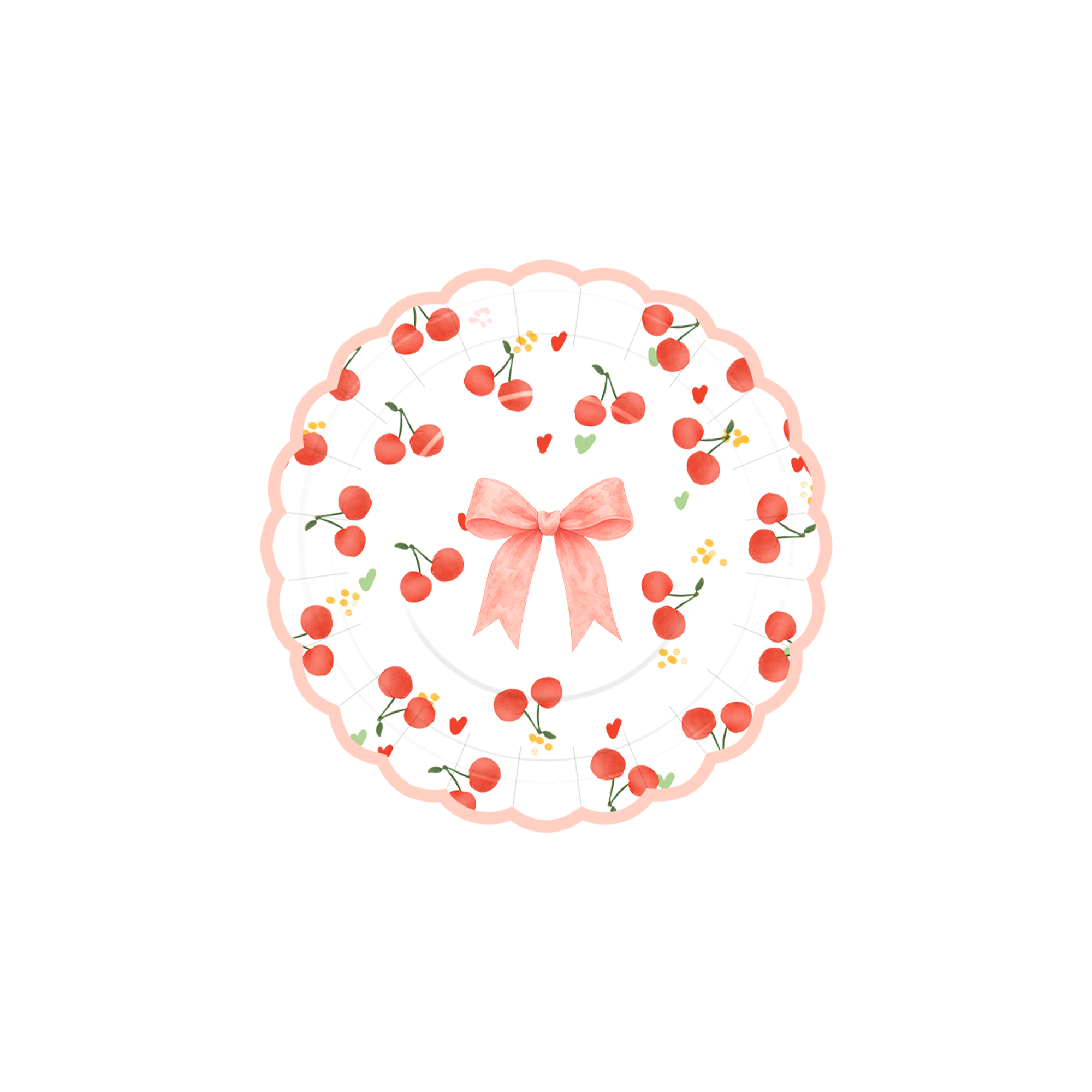 Plato de papel de 7 pulgadas * 8 unidades