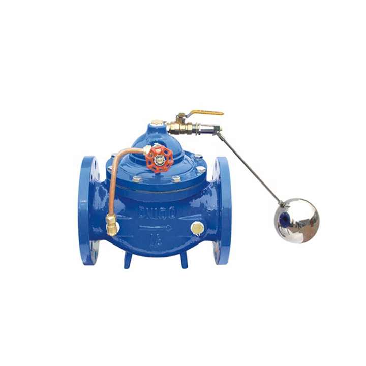 DN100 PN16 ductile cast iron ggg50 hydraulic float valve ball remote control valve