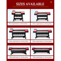 Impresora Digital de Inyección de Tinta Eco-Solvente para Crear Pósters Personalizados, Papel Tapiz, Vinilos para Autos, Lona de PVC, Adhesivos, Publicidad, etc.