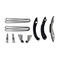 Kit Rantai Timing Mesin Baru Grosir untuk BMW N62, Tensioner Senyap Kekuatan Tinggi, Part Guide, Kit Rantai Timing BMW 320i E90