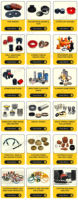 Testeur de coupelles de type F OEM RRP Exports Private Limited, NBR Urethane, haute qualité, haute durabilité, tailles personnalisées, composant de pompe pétrolière