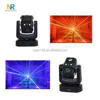 Lumière de scène à tête mobile laser, stroboscope laser LED à tête mobile pour bar