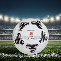 Ballon de football portable de haute qualité de la marque JIALON, logo personnalisé classique, multicolores, vente en gros pour l'entraînement, publicité, imprimé en PVC/PU