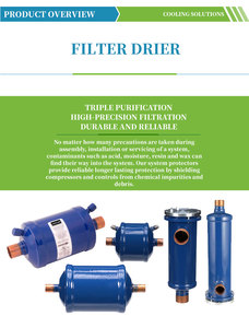 Filtre déshydrateur bidirectionnel pour ligne de liquide Emerson Copeland BFK-165S 5/8" ODF Série BFK - Product Image 6