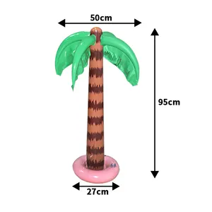 Wholesale eco-friendly pvc attractive design 90cm giant custom inflatable palm tree