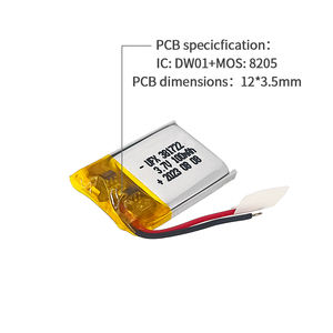 リチウム電池サプライヤーは、携帯電話用の証明書付きUFX381722 100mAh <span class=keywords><strong>3</strong></span>.7V大容量小型電池を供給しています - Product Image 3