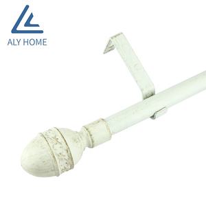 ALY DECOR Set di Aste <span class=keywords><strong>per</strong></span> Tende Moderne Estensibili in Metallo <span class=keywords><strong>a</strong></span> Palo Singolo - Durevole <span class=keywords><strong>per</strong></span> Montaggio <span class=keywords><strong>a</strong></span> <span class=keywords><strong>Soffitto</strong></span> in Soggiorno, Battesimo, Ritorno <span class=keywords><strong>a</strong></span> Scuola - Product Image 2