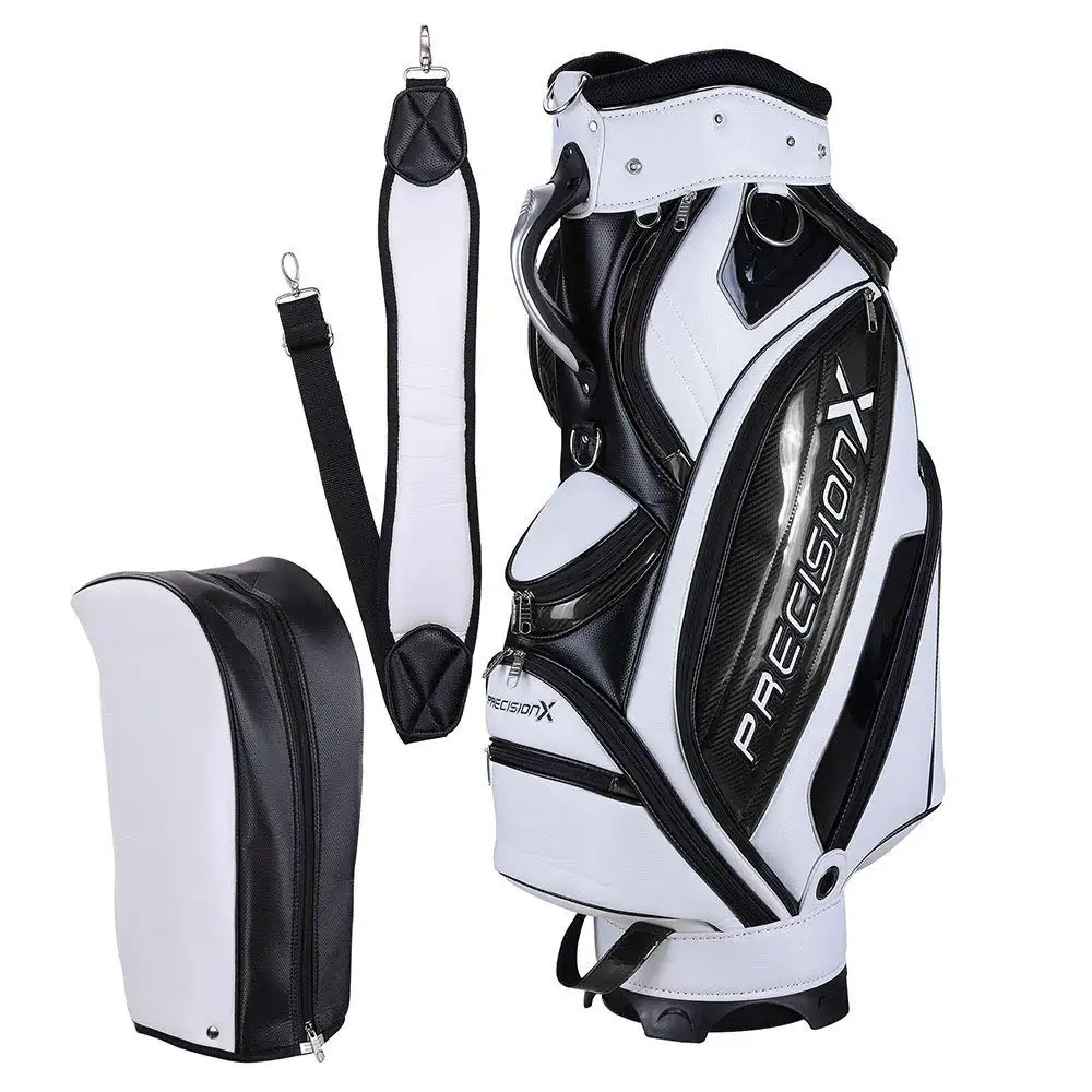 Hight Quality PU Leather Waterproof Golf Tour Bags Custom Logo Golf Staff Bags for Men