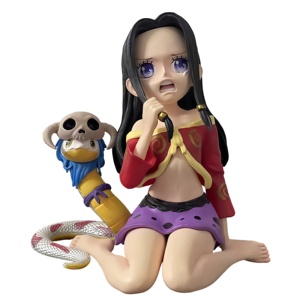 Figura de Acción Premium de PVC de Boa Hancock Chibi, Exquisito Modelo de Personaje de Anime con Salome, Escala 1/6, Versión Q, para Adornos de Coche - Product Image 1