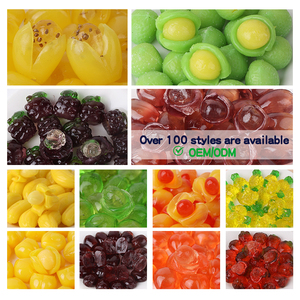 OEM/ODM Fabrikası Özel Etiketli Mango Kabuklu Toplu Ekşi ve Tatlı Şekerlemeler Soyulabilir Yumuşak Helal Jöle Şekerleme Sakızlı Bonbonlar - Product Image 2