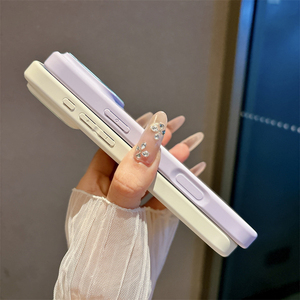 เคสโทรศัพท์มือถือลายคลื่นแม่เหล็กสีนีออนแฟชั่น สำหรับ iPhone 18 17 16 15 Pro Max Dopa Mine  แบบด้าน ป้องกันการกระแทก - Product Image 3