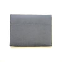 Estuche de soporte para Manual de documentos de coche de PU negro duradero de alta calidad con presentación de LOGOTIPO personalizado para uso comercial/promocional