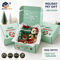 Boîte d'expédition en carton ondulé personnalisée OEM pour Noël, emballage en carton imprimé avec logo, vente en gros directe usine