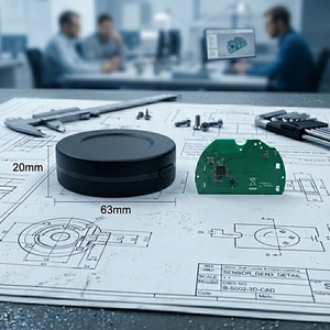 Balise STiE5 de type plafond, programmable UUID/<span class=keywords><strong>UID</strong></span>/URL, accélération 3 axes intégrée, BLE5.0, compatible iBeacon et Eddystone - Product Image 3