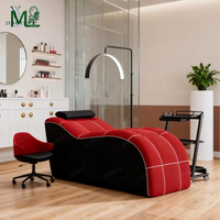 Nouveau design de table de massage de luxe compressible, lit de spa pour la tête, lit de beauté pour les soins du visage et les extensions de cils, lit de massage pour les cils, lit de salon de beauté