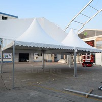 Pagoda eğlence çadırı ikinci el taşınabilir Pvc Metal alüminyum Pvc kaplı garajlar, kanopiler ve Carports alüminyum alaşımlı tüv. SGS.BV