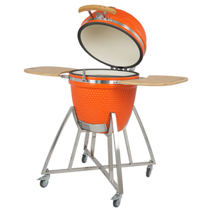 Grill de jardin en céramique au charbon de bois SEB, 21 pouces, grand modèle <span class=keywords><strong>XL</strong></span>, orange et <span class=keywords><strong>Kamado</strong></span> Asador, en acier - Product Image 3