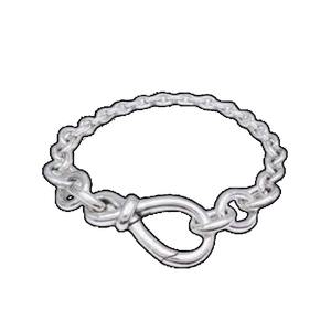 Pulsera de Plata 925 con Dijes de Estrella, Corazón, Alas de Ángel Eternas, Engaste de Garra, Estilo Hiperbólico, Zirconia, para Mujer, DIY, Lujo Ligero, Tercera Marca - Product Image 2
