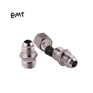 JIC maschio filo metrico tipo morso tubo raccordi 24 <span class=keywords><strong>gradi</strong></span> <span class=keywords><strong>Ss</strong></span> 304/316 connettore a compressione diritta - Product Image 4