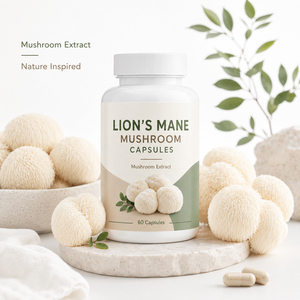 Complément alimentaire à base de plantes, extrait complexe de champignons Lion's Mane et Reishi, antioxydant et soutien immunitaire, capsules pour adultes, emballage personnalisé - Product Image 4