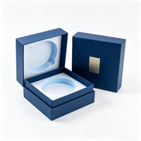 Boîte à bijoux en céramique minimaliste, design de logo personnalisé, emballage cadeau de luxe