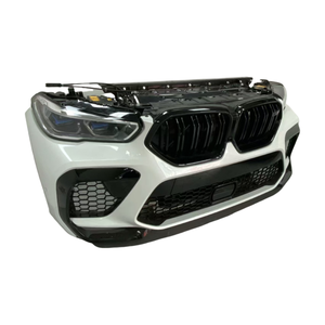Convient pour BMW X6M F986 F96 : Ensemble de pare-chocs avant de haute qualité avec grille de radiateur, ventilateur de phare et kit carrosserie ABS - Product Image 4