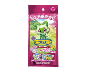 Boîte de collection de badges métalliques YS Factory Scellée, avec caractères chinois simplifiés, pour jeu de cartes à collectionner, pack de badges Gem et <span class=keywords><strong>carte</strong></span> foil brillante rare - Product Image 1