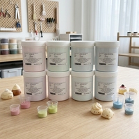 Pâte de pigment en silicone de 1 kg pour caoutchouc de silicone RTV, colorant organique haute concentration pour la fabrication de moules, couleurs personnalisées disponibles
