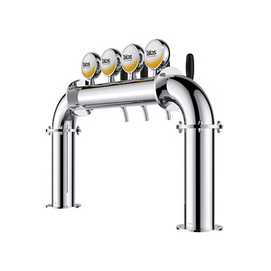 Luxury 6-Tap Dual Column Draft Beer Dispensing Tower System for Commercial Bars & Restaurants - Product Image 4