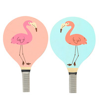 Ensemble de 4 raquettes de tennis de table en plein air pour le divertissement des enfants pagaies légères en bois de pin de Nouvelle-Zélande Oxford vente en gros