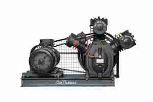 Compresor de Aire Industrial de Dos Etapas con Tanque Receptor de Aire, Compresor de Pistón de Alta Resistencia para Uso en Talleres y Fábricas - Product Image 6