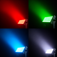 44PCS*10W RGBW 4-10-1 Proyector LED de lavado y inundación IP65 Impermeable Aleación de Aluminio 2700K-10000K Control DMX512 Iluminación de Escenario Exterior