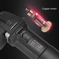 Pulidora Orbital Mini SPTA de 780W, 3 Pulgadas, Órbita de 10mm, Velocidad Variable, Doble Acción, para Detallado, Pulido y Limpieza de Autos