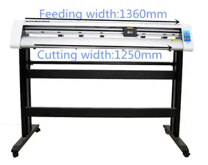 Teneth 48 Inch Vinyl Cutter Plotter Với Toàn Màn Hình Cảm Ứng Và CCD Camera/Tự Động Đường Viền Cắt Plotter