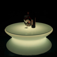 Rougeoyante a mené des meubles de barre de couleur de rvb a mené la table de barre illuminée