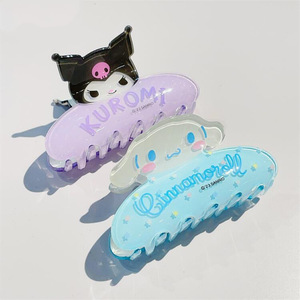 Sanrio estilo dibujos animados lindo estudiante chica <span class=keywords><strong>Pacha</strong></span> perro Kulomi Hellokitty pinza de pelo dulce accesorios para el cabello fábrica al por mayor - Product Image 2