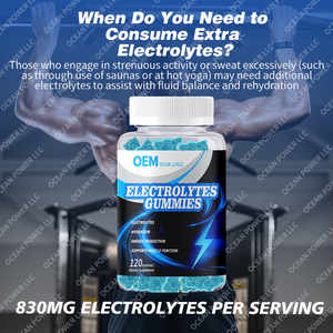 Gomitas Electrolíticas OEM con Sabor a Arándano, Gomitas Hidratantes con Electrolitos para la Recuperación del Ejercicio y Aumento de Energía - Product Image 4